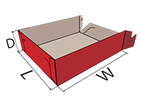 Lock Corner Tray Folding Carton